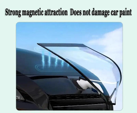 Weatherproof Magnetic EV Charger Port Cover For Ford F150 Lightning Steel Body Compatible Heavy Duty Charging Plug Protector on vehicle hood