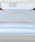Premium Carbon Fiber Windshield Screw Covers For Ford Bronco 2021 To 2023 Left Right Pair on windshield corners