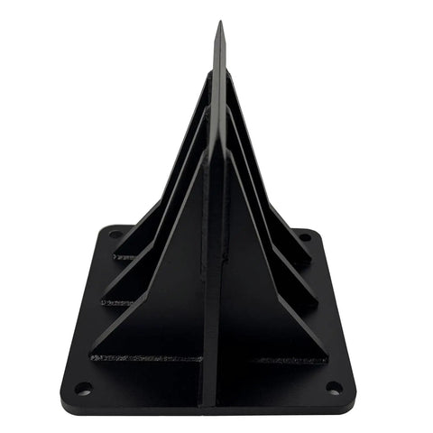 Efficient Manual Mid-Size Firewood Splitter For Home Garden Camping And Fireplace Use Wing Design Log Wedge, front angle