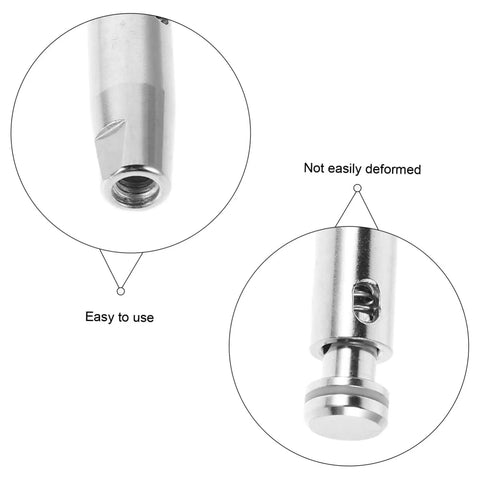 Stainless Steel Fencing Tip Replacement Head For Epee And Sabre Practice Gear showing durable tip and secure fitting.