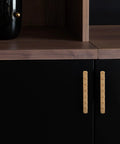 Luxurious Zinc Alloy Cabinet Handles With 5 Inch Hole Centers Champagne Bronze Pulls on black cabinet doors