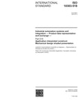 ISO 10303-518:2002 Industrial Automation Systems Integration Product Data Representation Exchange Part 518 Mechanical Design Shaded Presentation cover page.