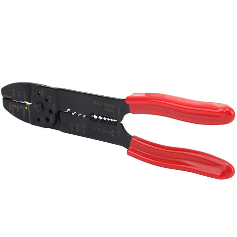 Pro Grade Multi Function Wire Terminal Crimping Pliers with Carbon Steel Blade and Ergonomic Handle