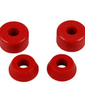 Red skateboard truck bushings set, part of the Skateboard Truck Bushings Set 20 Pack For Venture Independent Thunder Trucks.