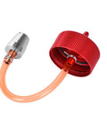 RC Fuel Tank For Airplanes 300ml Transparent Plastic Tank With CNC Machined Metal Cap and tubing assembly