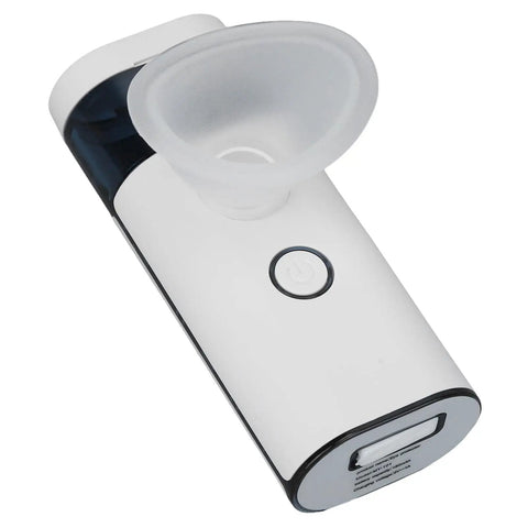 Portable Eye Hydration Mister With USB Rechargeable Power, Ultra Fine Atomizer showing compact design and power button