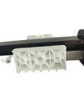 Close-up of Power Recliner Motor Replacement With Cord KDPT007-279 Linear Actuator gear component, aluminum and plastic structure.