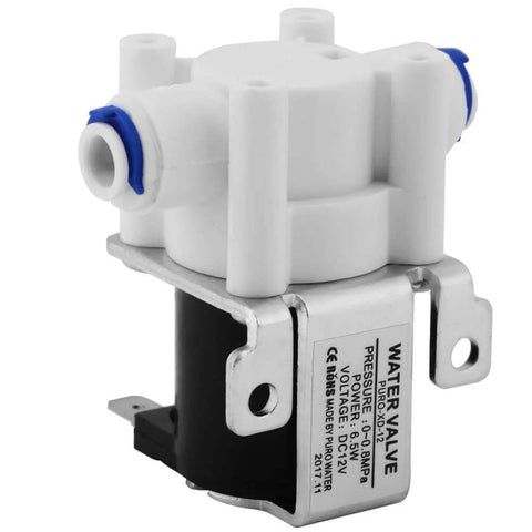 DC 12V Solenoid Valve Normally Closed For Water Purifier And Filter Systems With Copper Coil And Plastic Body
