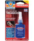 High Temp Red Threadlocker for Heavy Duty Bolts, OEM Spec, 10 mL Bottle package front view