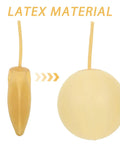Gas Sampling Bladder for Lab and Mining Use, High Pressure Rubber Bladder With Dual Tail Design, latex material shown inflated