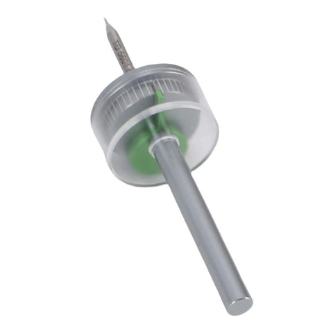 Pro Grade Watch Movement Speed Calibration Tool with silver handle and clear dial