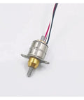 Close-up of 10Mm Precision Stepper Motor Electronic Starter DC 5V 6V Telescopic Linear Screw Shaft 6mm Stroke Linear Actuator