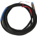 EV-118M Switch Sensor Featuring A Slick Design And Heavy Duty Build For Precise Industrial Automation wiring harness with black cables.