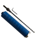 Two Inch Dry Diamond Core Drill Bits For Brick And Block With One Half Inch Shank Pilot Bit Adapter Heavy Duty