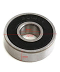 608 2R Deep Groove Ball Bearings Kit For Skateboard And Scooter, 8x22x7mm Miniature Roller Bearings, 10 Pack, bearing close-up with 8mm bore, 22mm outer ring, 7mm width