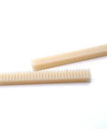 1.5 Module Nylon Gear Rack, 15mm Wide, 200mm Or 500mm Long, Plastic Linear Pinion Rack For Precision Machinery, Smooth Motion, Durable Cylindrical Drive Gear System, beige teeth