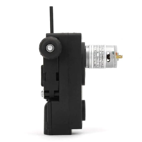 Side view of DC 24V Wire Feed Motor For Welder Soldering Wire Feeder Machine showing compact and lightweight design