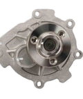 Heavy Duty Engine Water Pump Kit With Rust Proof Shaft Premium Ball Bearings Smooth Coolant Channels Anti Drip Seal Built Tough For Country Roads Easy Swap Setup Runs Slick Keeps Her Cool - close-up view of water pump front.