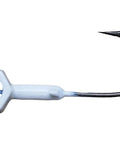Eye Hole Hammer Head Jighead Three Sixteenth Ounce White With Double Cross Barb To Hold Any Jig Body Longer, Crappie Fishing Accessory