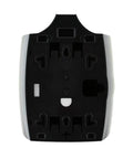 Back view of the Wall Mounted Gym Wipe Dispenser With No-Touch Sanitizing Wipes showing mounting structure.