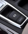 Electric Parking Brake Actuator Switch For BMW X5 E70 Autos 2006 To 2013 showing dashboard control panel button design.