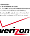 Verizon instructions for activating Tough As Nails Rugged QWERTY Smartphone Powered By Rock Solid Android 10.