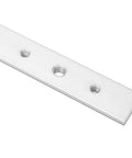 200mm Aluminum Miter Bar Accessory With T Slot Track Jig And Mounting Holes For Woodworking Jigs And Fixtures Pro Grade Compatible With T Screws Radial Arm Saws And Workbenches Silver Finish, close-up view showing mounting holes