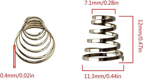 Universal Stainless Steel Quick Release Skewer Springs Kit For Mountain And Road Bikes 10 Pack Durable Hub Lever Springs
