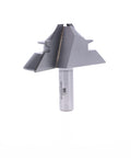 Carbide Tipped 45 Degree Lock Miter Router Bit With 3-1/8 Inch Large Diameter And 1/2 Inch Shank for woodworking projects