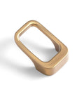 Champagne Bronze Cabinet Pulls Six Pack Modern Zinc Alloy Finger Drawer Pulls For Cabinets Wardrobes And Cupboards With 0.6 Inch Hole Centers