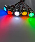 Ten Pack 220V LED Indicator Lights Waterproof Signal Lamps 12mm Mounting Hole