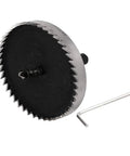 80mm Hole Saw Kit With 6mm Drill Bit And 13mm Depth Cut, HSS Spring Loaded Cutter For Wood And Metal, Includes Hex Wrench