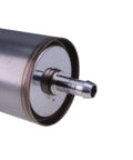 Close-up of Inline Magnetic Transmission Power Steering Filter 3 Eighths Inch Hoses Universal Fit for Light Trucks and Cars