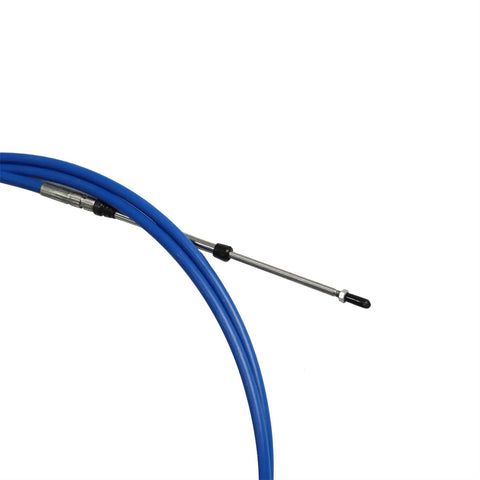 Two Pack 12 Foot Marine Throttle And Shift Control Cables For Outboard Engine Control Box 3300 33C Compatible Blue Boat Lever
