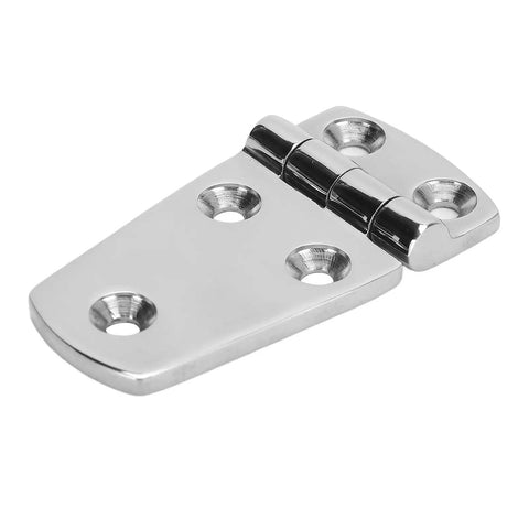 316 Stainless Steel Door Hinge With Five Holes 76 By 38mm Mirror Polished Finish for Indoor and Outdoor Use Durable Hardware