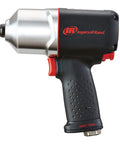 Heavy Duty Half Inch Drive Pneumatic Air Impact Wrench Delivers Over 1100 Ft Lbs Of Bone Crushing Torque side view of tool with ergonomic grip.
