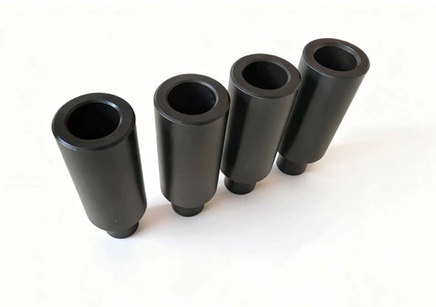 Riser Fixture Pins 10 Pack Nitrided Steel 2 Inch Height Five Eighths Inch Bottom Diameter 1 Inch Top Diameter Locator Pins