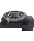 Battle Ready Flange Mount Dg Series Hollow Rotary Actuator Cnc Rotary Table for Servo Motor showing side view with smooth finish.