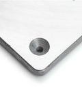 Close-up of Precision Aluminum Router Table Insert Plate 235Mm X 300Mm X 8Mm Heavy Duty Base with distinct mounting hole.