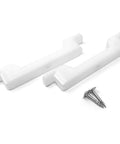 False Front Cabinet Clips Set Of 2 With Screws For Easy Mounting Of False Drawer Fronts And False Cabinet Fronts Designed For Drawer Openings Down To 4.25 Inches And Suitable For 4.5 Inch Clip Applications