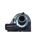 Straight Shot Electric Coolant Water Pump For Cars And Trucks With Leak Resistant High Temp Gasket Plug And Play Hookup No Sweat Install Upgrades Your Ride EV Cooling System Daily, top view of pump.