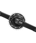 XX SL Eagle T Type Power Meter Crankset With Carbon Spider for Mountain Riding, AXS Ready, ultra lightweight, black and silver design