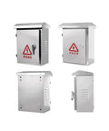 Stainless Steel Electrical Distribution Chest Weatherproof Enclosure For Home And Industrial Monitoring Control Panels, various angles