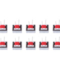 10 Pack 1 To 1 Audio Isolation Transformer With EI14 Core, 600 Ohm Primary To 600 Ohm Secondary, 135 Ohm DC, Tight Windings