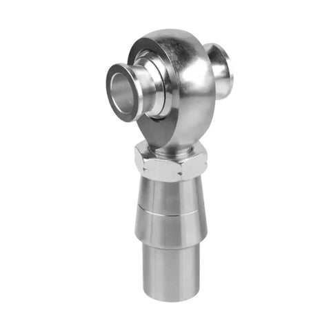 Hella Durable 0.75 Inch Heim Joint Rod Ends Set left-hand thread steel component for smooth steering linkage mechanisms.