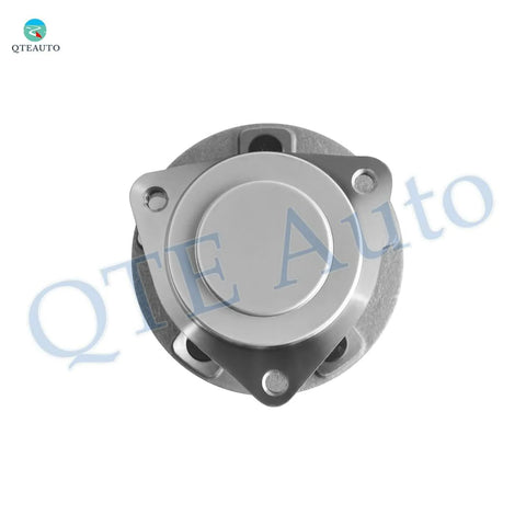 Top view of a 4-bolt flange from the Beefed-Up Front Wheel Hub Bearing Replacement Pair For Dodge Charger RWD 2012-2023.