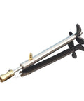 Heavy Duty 4mm RC Boat Drive Shaft Set With Copper Coupling 3 Blade Propeller Shaft Sleeve And Grease Nozzle, side view