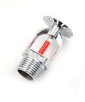 Bulletproof ZSTX-15 Pendent Fire Sprinkler Head 68C Activation Quick Response Drop In Design, chrome alloy, 5.4 x 3 cm, for commercial fire safety.