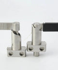 Heavy Duty Indexing Plunger M16 M20 With L Handle Flange Mount adjustable stainless steel positioning pin for CNC rigs.