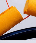 Close-up of Air-Liner Tire Insert For Tubeless-Ready Bike Tires No Flat Protection And Rim Guard showing foam texture